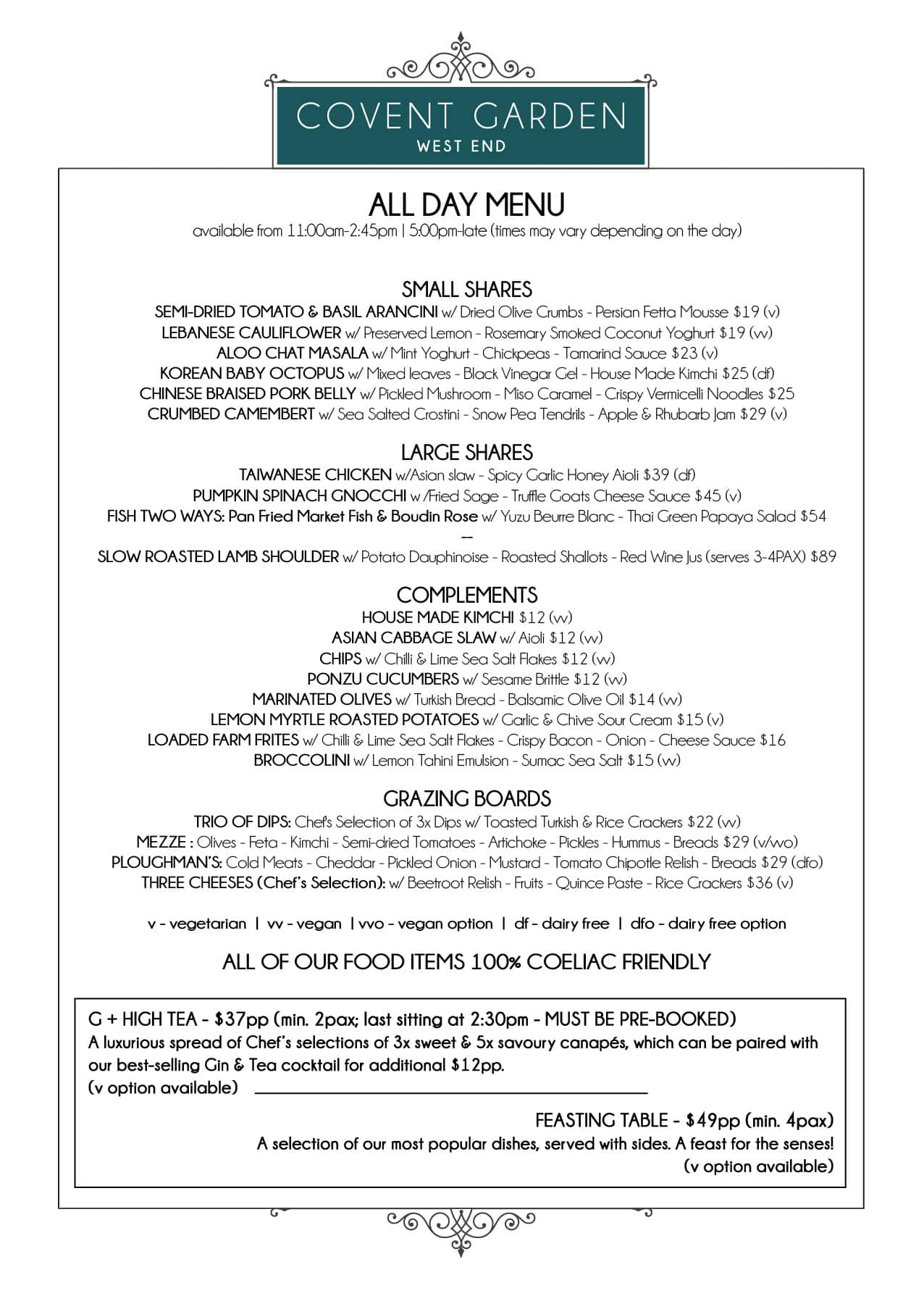 Food Menu